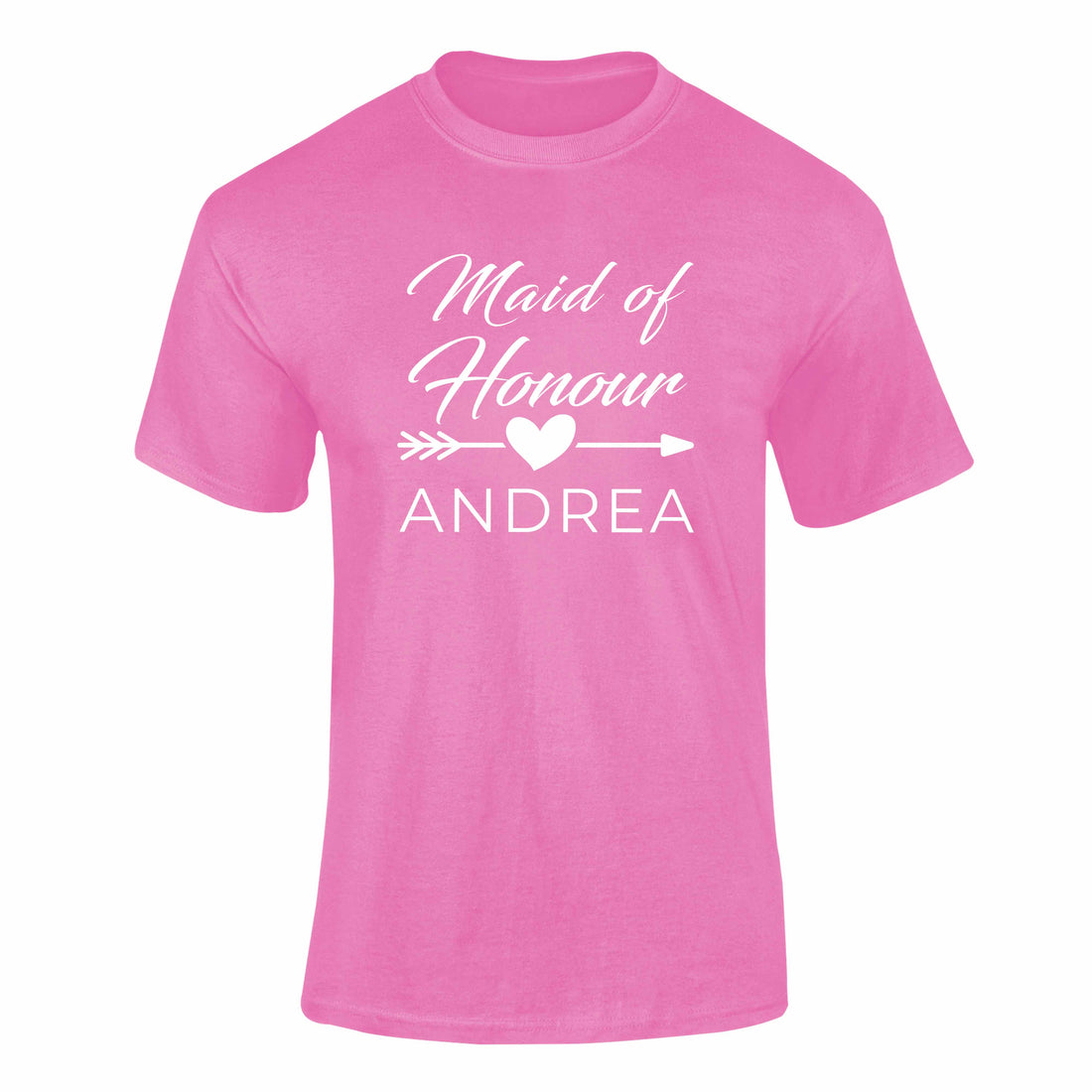 Personalised The Bride, Bridesmaid, Honour Hen T-Shirt