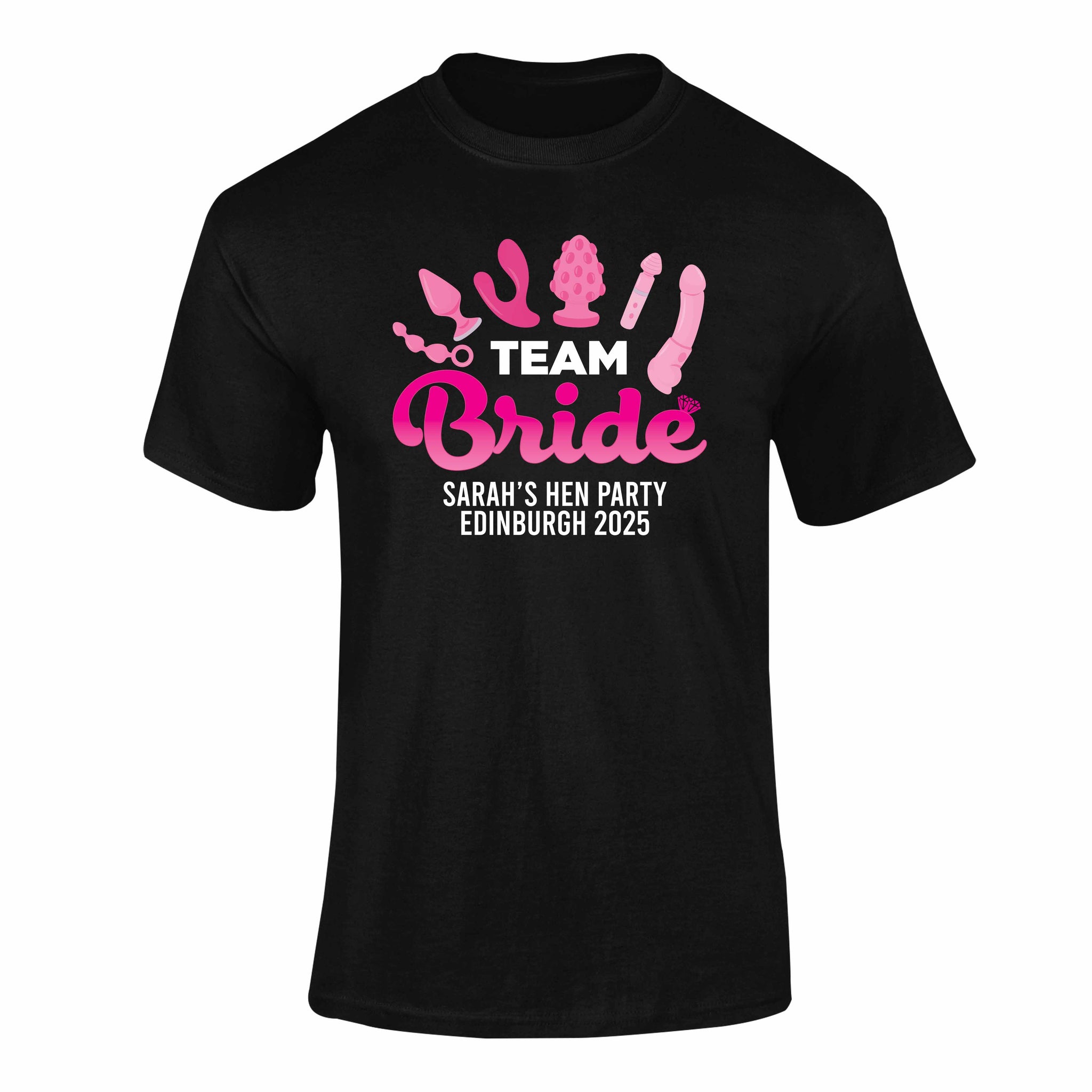 Personalised Sex Toys Team Bride Hen T-Shirt