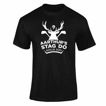 Personalised Golf#2 Stag T-Shirt