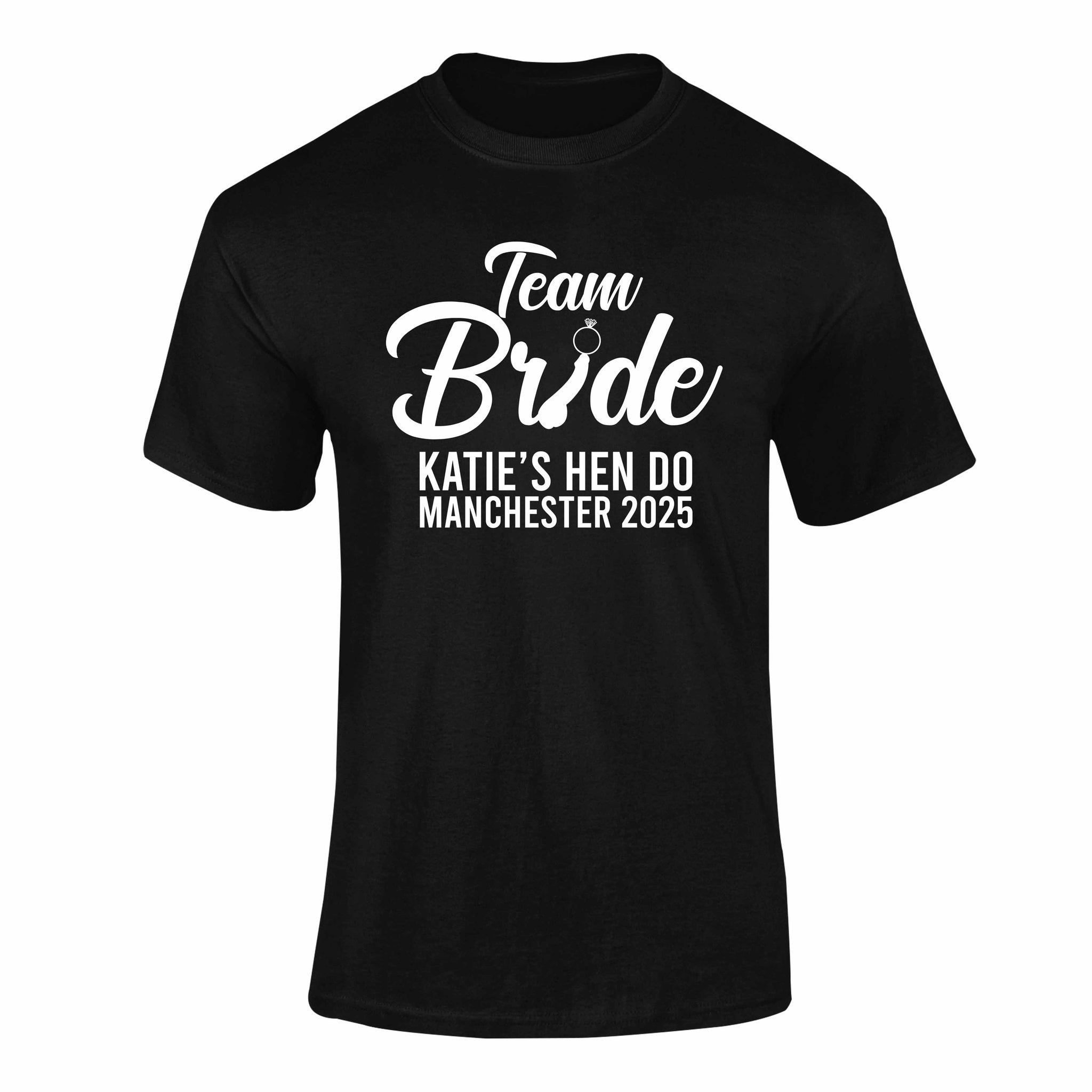 Personalised Rude Team Bride Hen T-Shirt