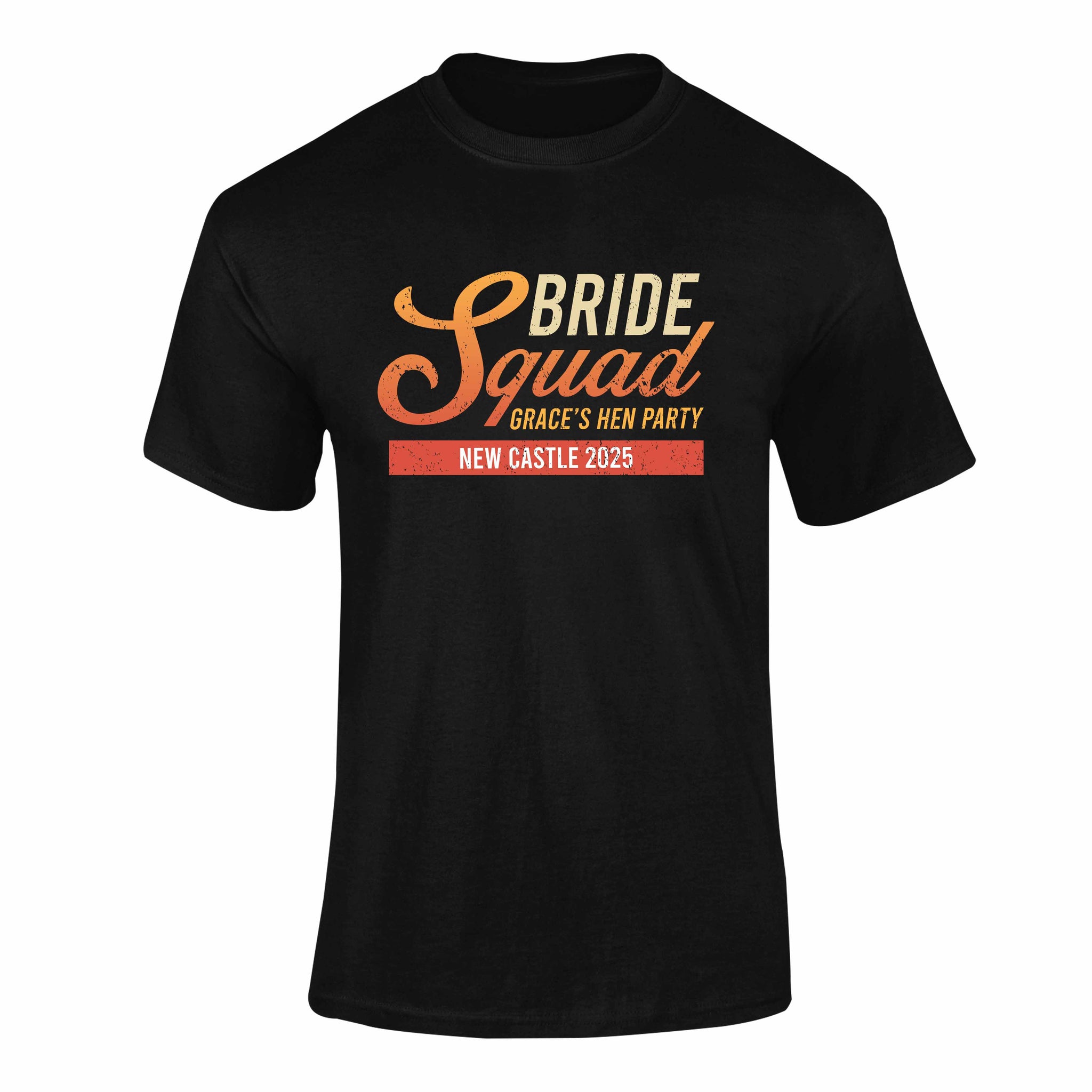 Personalised Vintage Bride Squad Hen T-Shirt