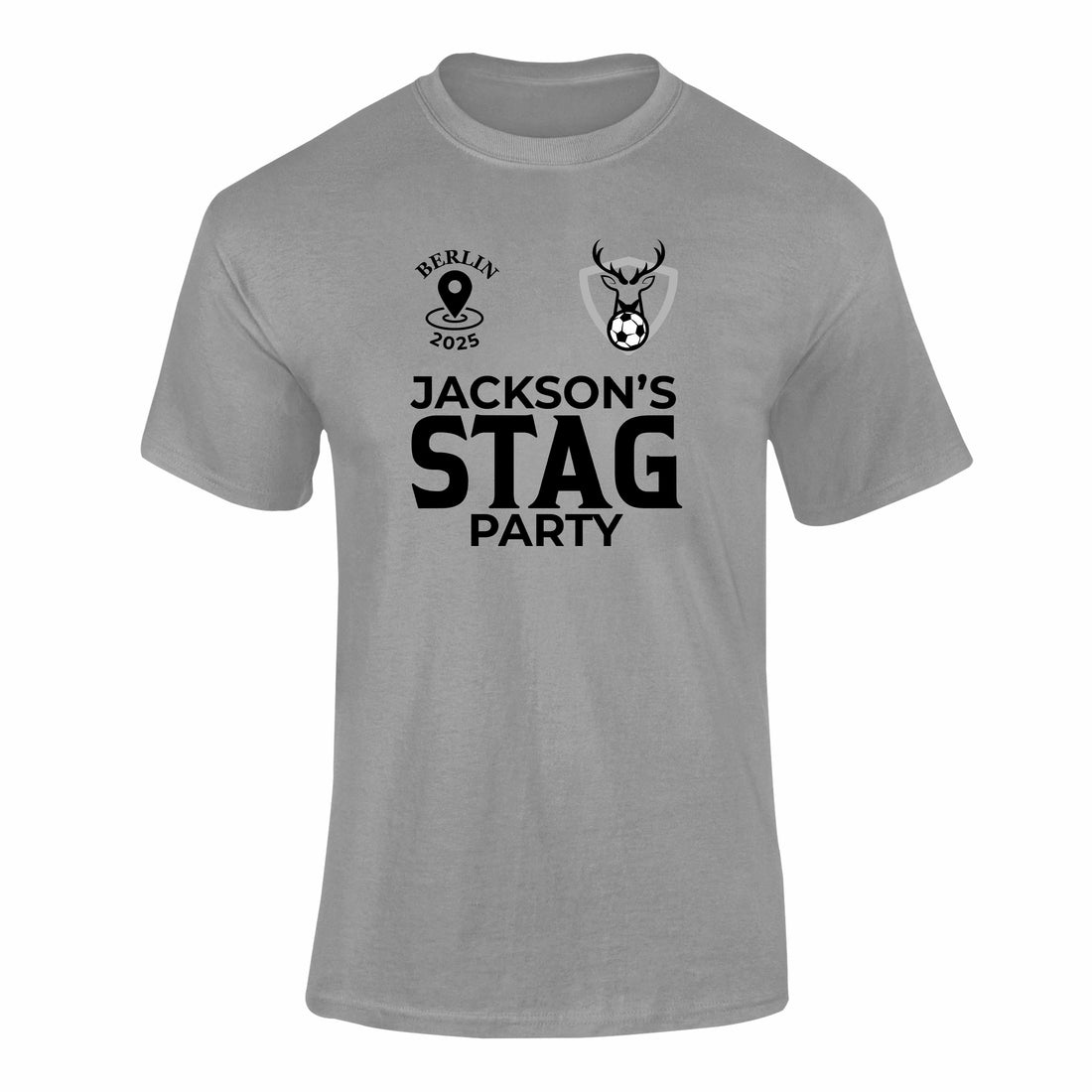 Personalised Jersey Design Stag T-Shirt