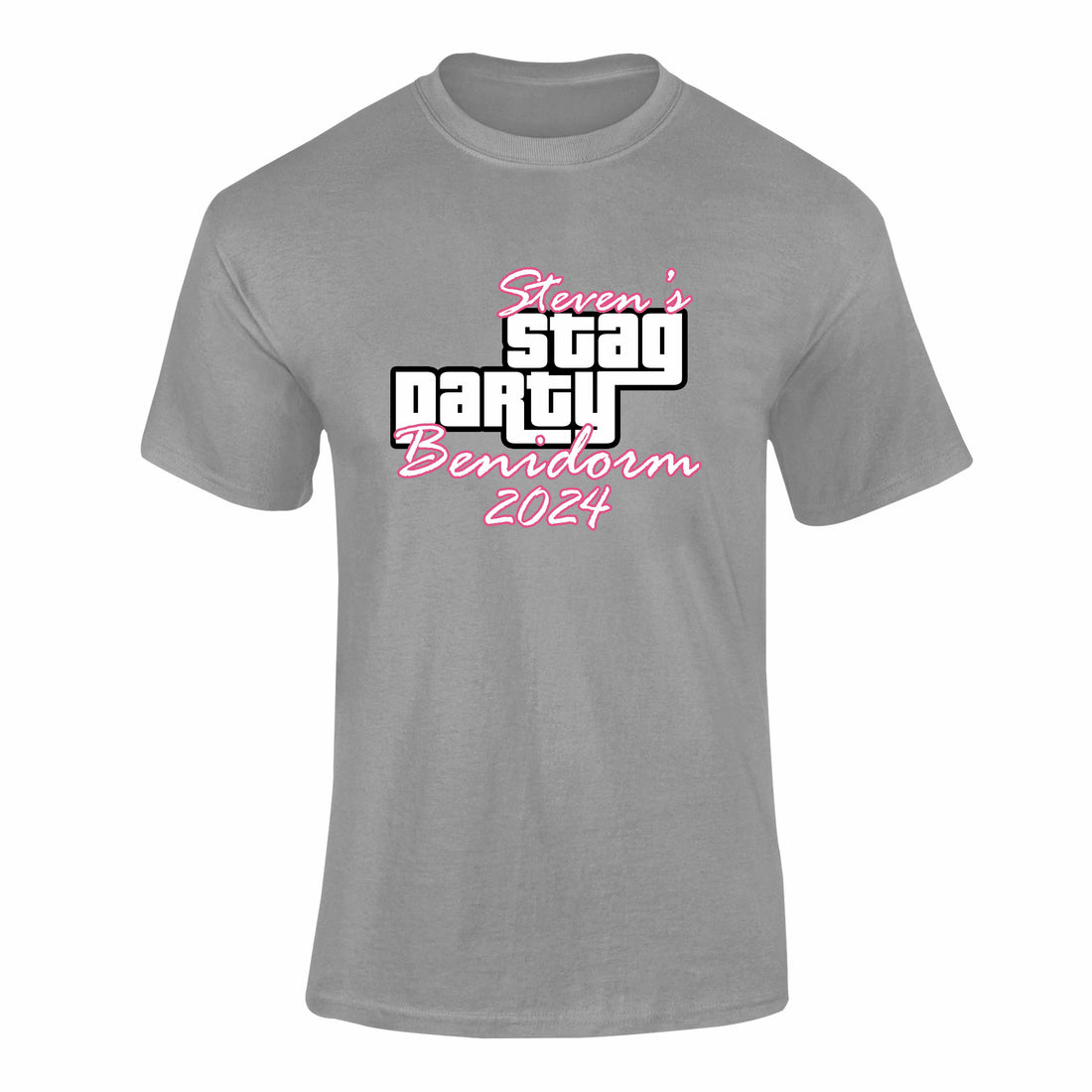 Personalised Grand Theft Stag T-Shirt