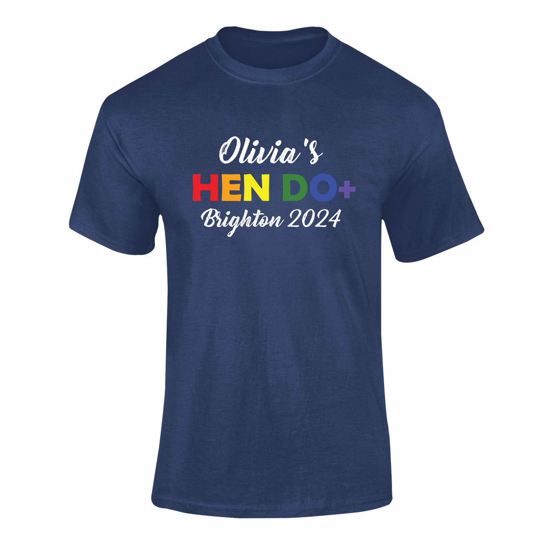 Personalised LGBTQ+ Hen T-Shirt