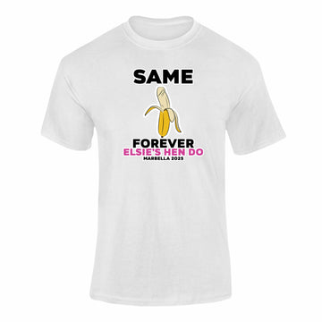 Personalised Rude Banana Hen T-Shirt