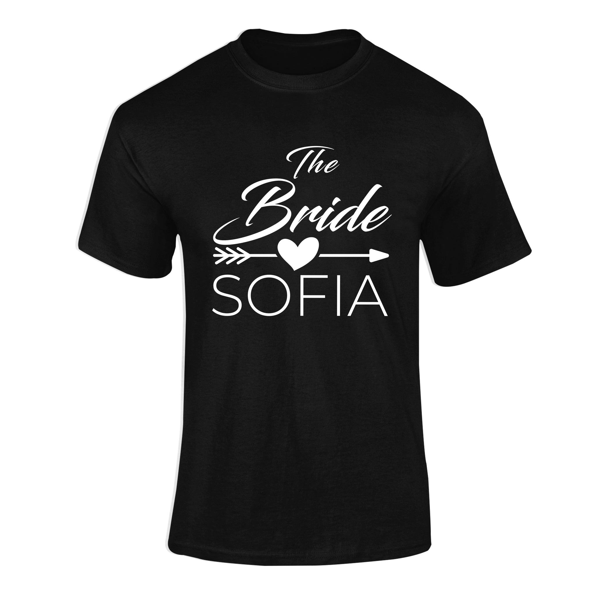 Personalised The Bride, Bridesmaid, Honour Hen T-Shirt