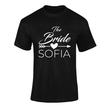 Personalised The Bride, Bridesmaid, Honour Hen T-Shirt